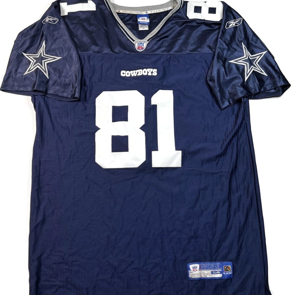 Terrell Owens Dallas‎ Cowboys Reebok Stitched NFL Jersey Mens 54 Blue Sewn #81